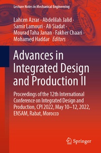Enlarge image Cover: Advances in Integrated Design and Production II - Springer