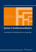 Cover: Syntax in Fachkommunikation - Frank & Timme