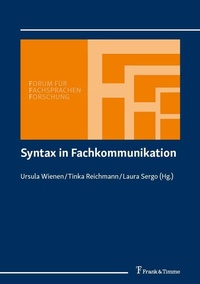 Abbildung von: Syntax in Fachkommunikation - Frank & Timme