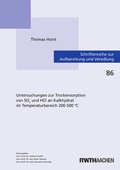 Cover: Untersuchungen zur Trockensorption von SO2 und HCl an Kalkhydrat im Temperaturbereich 200-500 &deg;C - Shaker