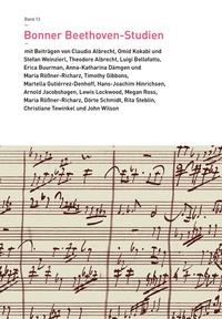 Abbildung von: Bonner Beethoven-Studien 13 - Beethoven-Haus