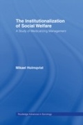 Cover: The Institutionalization of Social Welfare - Routledge