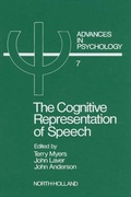 Cover: The Cognitive Representation of Speech - Elsevier