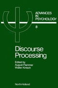 Cover: Discourse Processing - North-Holland