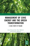 Cover: Management of Civic Energy and the Green Transformation - CRC Press