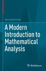 Cover: A Modern Introduction to Mathematical Analysis - Birkhäuser
