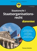 Cover: Staatsrecht I Staatsorganisationsrecht f&uuml;r Dummies - Wiley-VCH