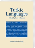 Cover: Turkic Languages 26 (2022) 2 - Harrassowitz Verlag