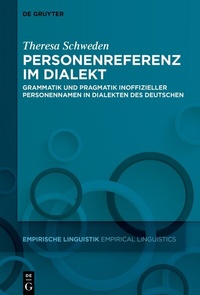 Abbildung von: Personenreferenz im Dialekt - De Gruyter