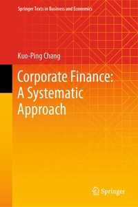 Abbildung von: Corporate Finance: A Systematic Approach - Springer