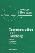 Cover: Communication and Handicap - North-Holland