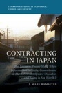 Cover: Contracting in Japan - Cambridge University Press