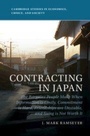 Cover: Contracting in Japan - Cambridge University Press