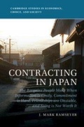 Cover: Contracting in Japan - Cambridge University Press