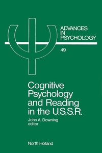 Enlarge image Cover: Cognitive Psychology and Reading in the USSR - North-Holland
