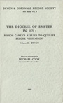 Cover: The Diocese of Exeter in 1821 - De Gruyter