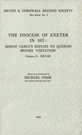 Cover: The Diocese of Exeter in 1821 - De Gruyter