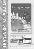 Cover: Living in Hope - York Courses
