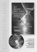 Cover: So what are you waiting for? - York Courses