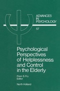 Cover: Psychological Perspectives of Helplessness and Control in the Elderly - Elsevier
