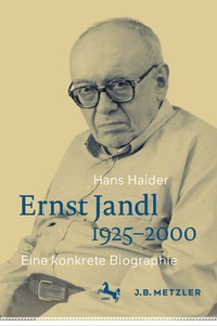 Abbildung von: Ernst Jandl 1925-2000 - J.B. Metzler