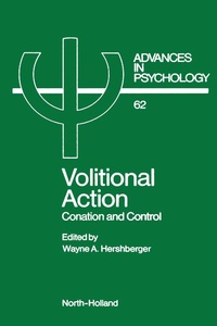 Enlarge image Cover: Volitional Action - North-Holland