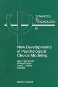 Cover: New Developments in Psychological Choice Modeling - North-Holland