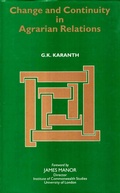 Cover: Change and Continuity in Agrarian Relations - Concept Publishing Company Pvt Ltd