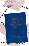Cover: Information India: 1993-94 Global View (Concepts in Communication Informatics and Librarianship-67) - Concept Publishing Company Pvt Ltd
