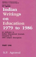 Cover: Indian Writings on Education 1979 to 1986: An Indicator to Indian Educational Journals Grouped by 2465 Subject Descriptors Part-1 (Concepts in Communication Informatics and Librarianship-28) - Concept Publishing Company Pvt Ltd