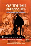 Cover: Gandhian Alternative: Nonviolence-in-Action (Gandhian Studies and Peace Research Series-24) - Concept Publishing Company Pvt Ltd