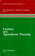 Cover: Landuse and Agricultural Planning (New Dimensions in Agricultural Geography) (Concept's International Series in Geography No.4) - Concept Publishing Company Pvt Ltd