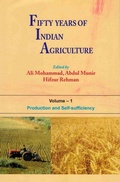 Cover: Fifty Years of Indian Agriculture (Production and Self-Sufficiency) - Concept Publishing Company Pvt Ltd