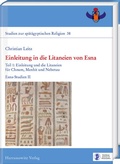Cover: Einleitung in die Litaneien von Esna - Harrassowitz Verlag