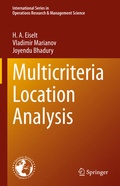 Cover: Multicriteria Location Analysis - Springer