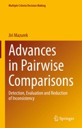Cover: Advances in Pairwise Comparisons - Springer