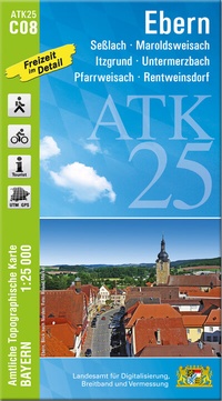 Abbildung von: ATK25-C08 Ebern (Amtliche Topographische Karte 1:25000) - Landesamt für Digitalisierung, Breitband und Vermessung, Bayern