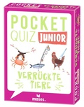 Cover: Pocket Quiz junior Verr&uuml;ckte Tiere - moses Verlag