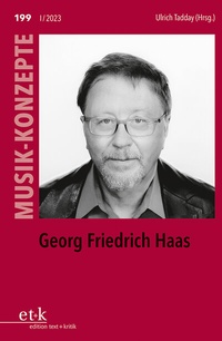 Abbildung von: Georg Friedrich Haas - edition text + kritik