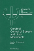 Cover: Cerebral Control of Speech and Limb Movements - North-Holland