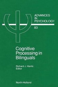 Abbildung von: Cognitive Processing in Bilinguals: Volume 83 - North-Holland