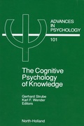 Cover: The Cognitive Psychology of Knowledge - North-Holland