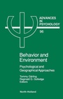Cover: Behavior and Environment: Volume 96 - North-Holland