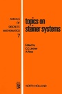 Cover: Topics on Steiner Systems - Elsevier