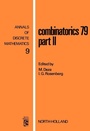 Cover: Combinatorics 79. Part II - Elsevier
