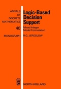 Cover: Logic-Based Decision Support - Elsevier