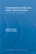 Cover: Sustainability and Security within Liberal Societies - Routledge