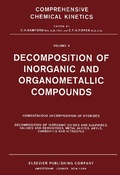 Cover: Decomposition of Inorganic and Organometallic Compounds - Elsevier