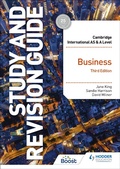 Cover: Cambridge International AS/A Level Business Study and Revision Guide Third Edition - Hodder Education