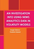 Bild: An Investigation Into Using News Analytics Data in Volatility Models - Lulu.com